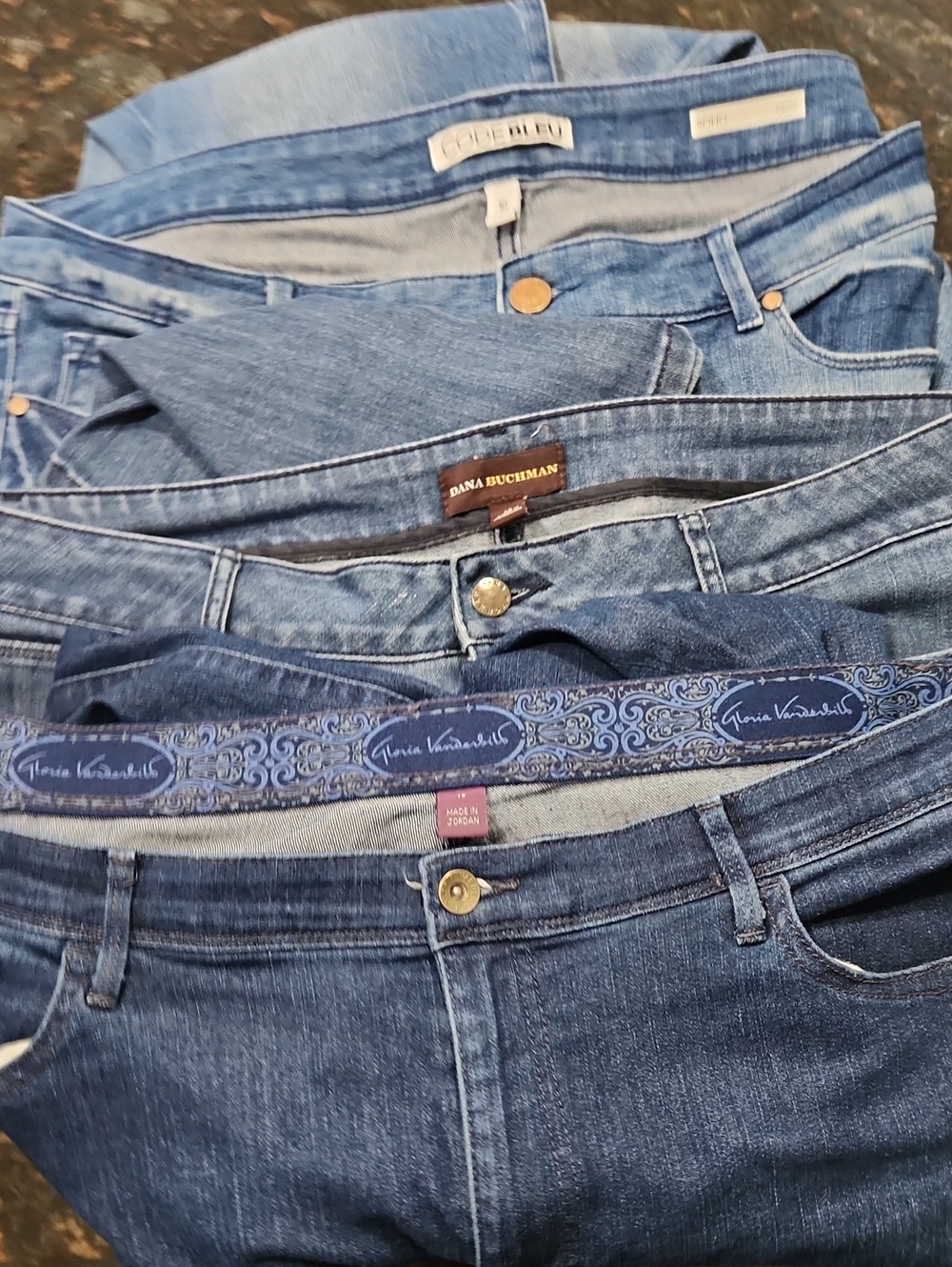 Code Blue Crop Jeans- 2 Other Long Flared Jeans- All size 16